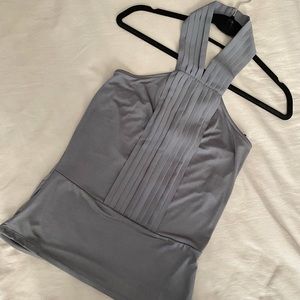 Silk/satin women’s halter top